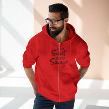 Load image into Gallery viewer, Sort of Sweet Unisex Zip Hoodie