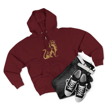 Load image into Gallery viewer, Lion Unisex Zip Hoodie