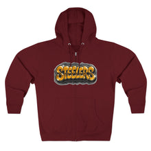 Load image into Gallery viewer, Steelers Unisex Zip Hoodie