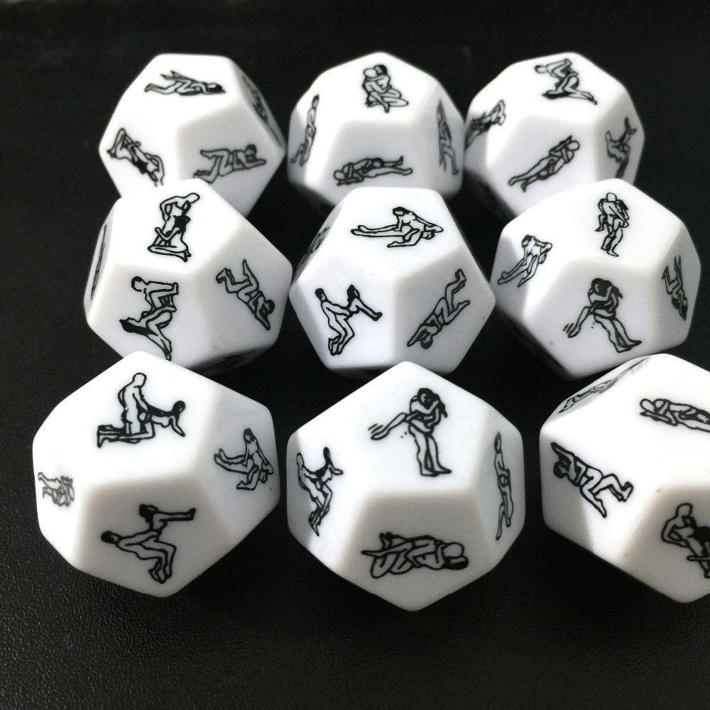 Dé Érotique 12 Faces Kamasutra - Jeu De Société Pour Adultes - 1 Pièce