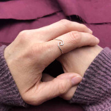 Load image into Gallery viewer, Sterling Silver Ring - Wave Ring