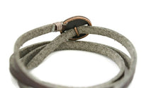 Load image into Gallery viewer, Wrapped Leather Essential Oil Bracelet- Adjustable