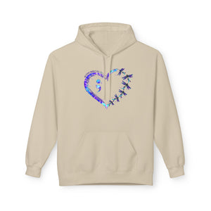 Mental Health Awareness Fleece Hoodie - Unisex Softstyle