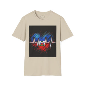 Haiti T-Shirt, Heart Design, Unisex