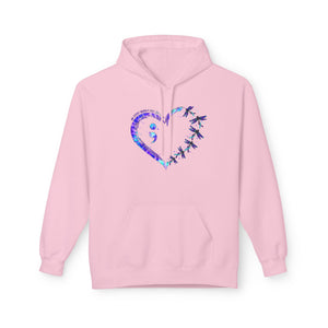 Mental Health Awareness Fleece Hoodie - Unisex Softstyle