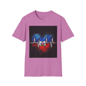 Haiti T-Shirt, Heart Design, Unisex