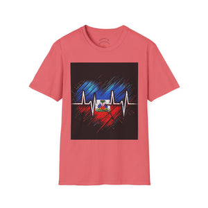 Haiti T-Shirt, Heart Design, Unisex