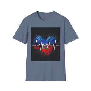 Haiti T-Shirt, Heart Design, Unisex
