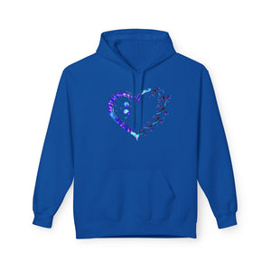Mental Health Awareness Fleece Hoodie - Unisex Softstyle