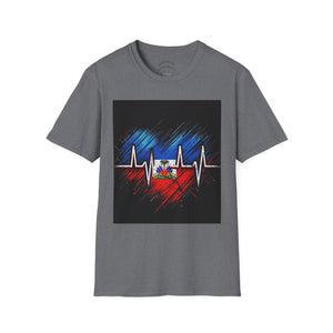 Haiti T-Shirt, Heart Design, Unisex