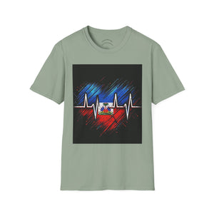 Haiti T-Shirt, Heart Design, Unisex