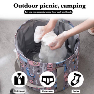 Foldable Foot Bath - Portable Foot Bath Bag - Outdoor Large-Capacity Water Basin