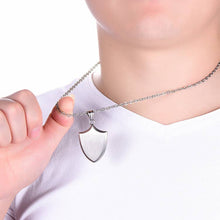 Load image into Gallery viewer, Titanium Steel Triangle Shield Men&#39;s Necklace
