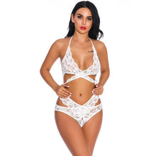 Load image into Gallery viewer, Ladies Lace Lingerie Soft Cup Backless Sexy Underwear Suit
