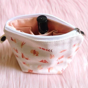 Organic Carrying Pouch - Crystals, Essential OIls, Small Bag