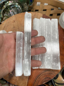 Selenite Wands 4 inch Raw Selenite - Selenite Crystal Wands