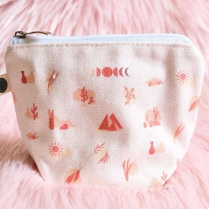 Organic Carrying Pouch - Crystals, Essential OIls, Small Bag