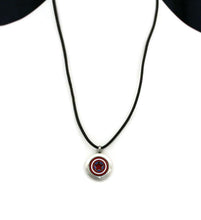 Load image into Gallery viewer, Captain America Small 316L Stainless Steel Essential Oil Diffuser Necklace- 20mm
